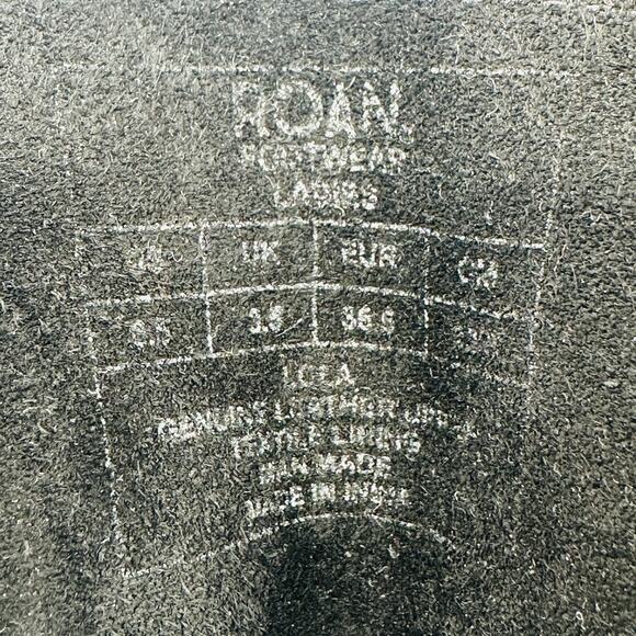 Roan by Bed Stu Women's Lola Black Distressed Leather Moto Boots Size 6.5 - Picture 10 of 11